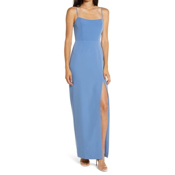 NWOT WAYF The Lettie Column Gown